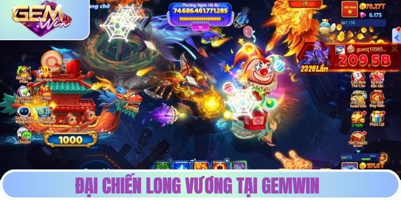 Game Vui Bắn Cá Săn Boss Cực Hấp Dẫn Tại Cổng Game Gemwin Đại chiến long vương tại Gemwin